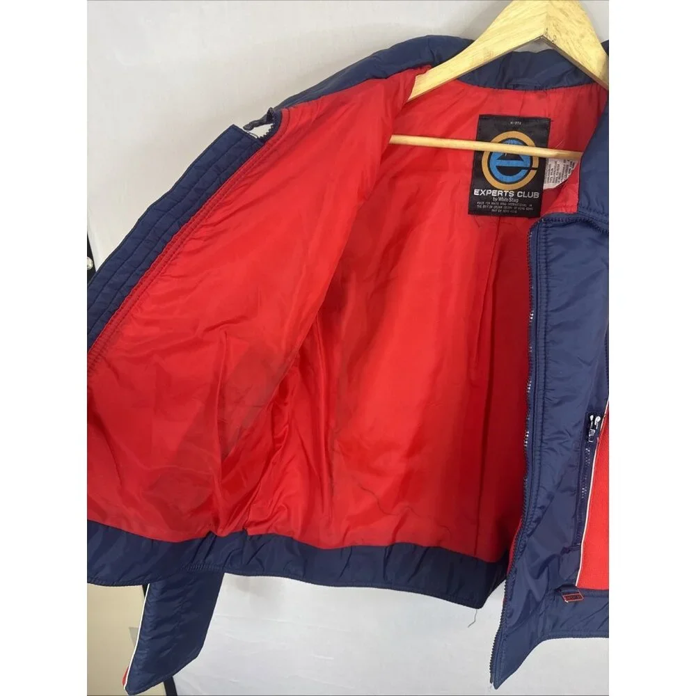 Vintage Experts Club White Stag Ski‎ Jacket Mens 44 NWT Colorblock 80s Deadstock